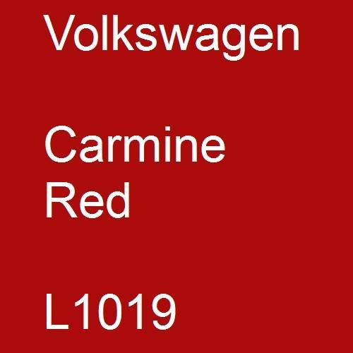 Volkswagen, Carmine Red, L1019.